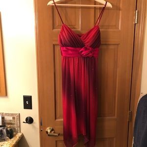 Red Sparkle party dress